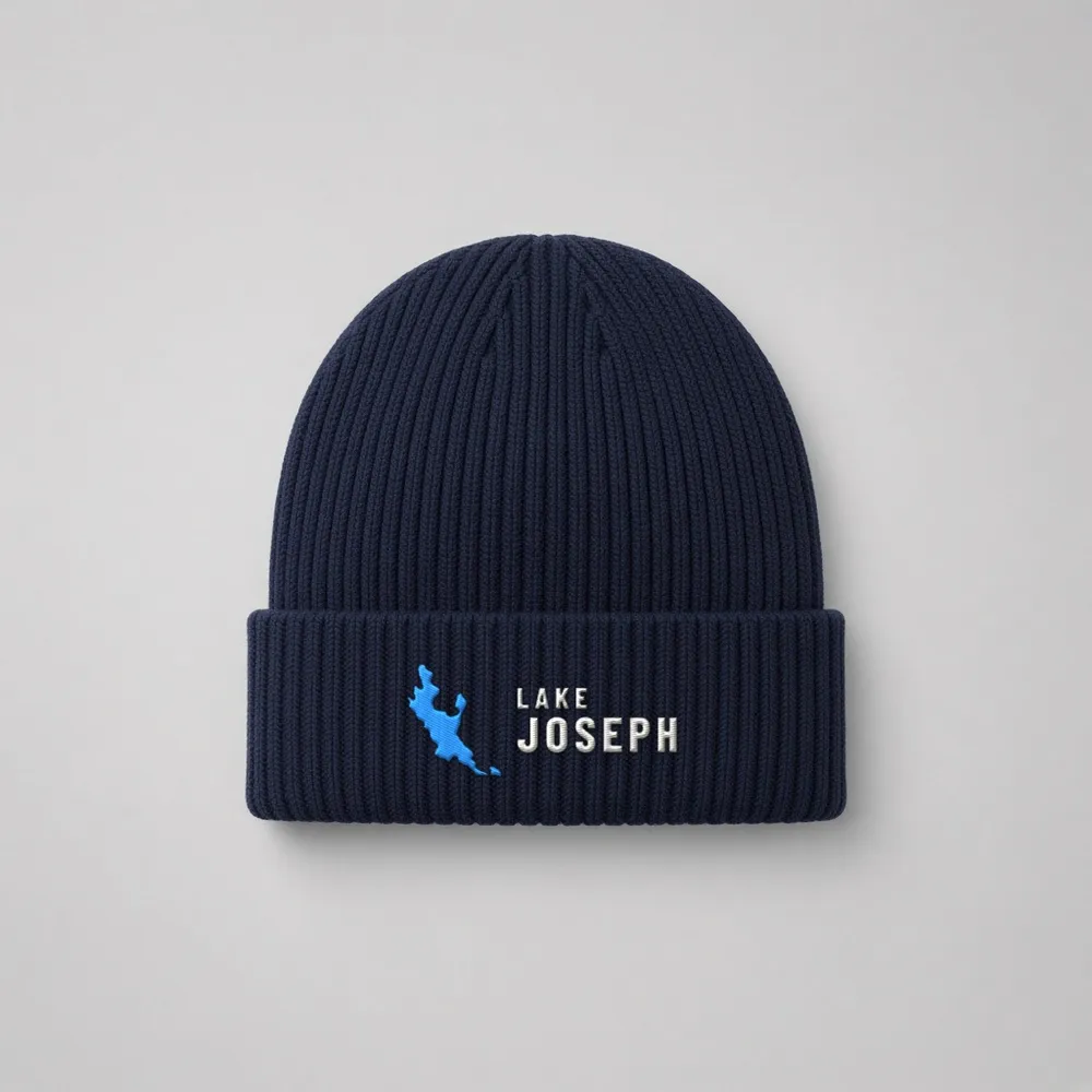 Lake Joseph Toque in navy (digital mockup)